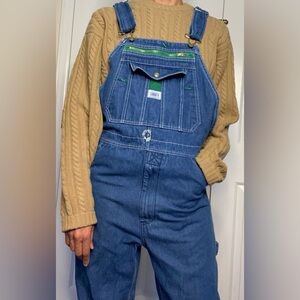 Liberty Denim Overalls 34x30 Paint Splatter